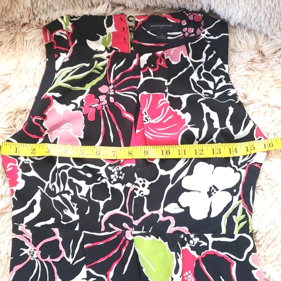 Banana Republic dress size 2 100% polyester Great conditions multicolored - Picture 9 of 17